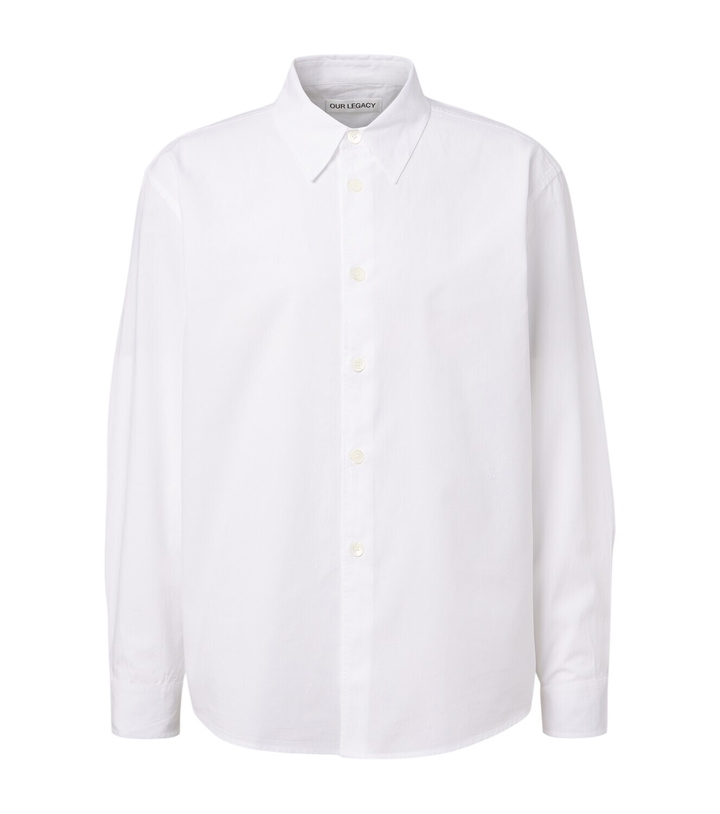 Photo: Our Legacy Beyond cotton poplin shirt