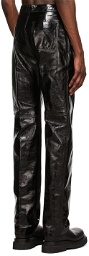 Maximilian Black Soul Leather Pants