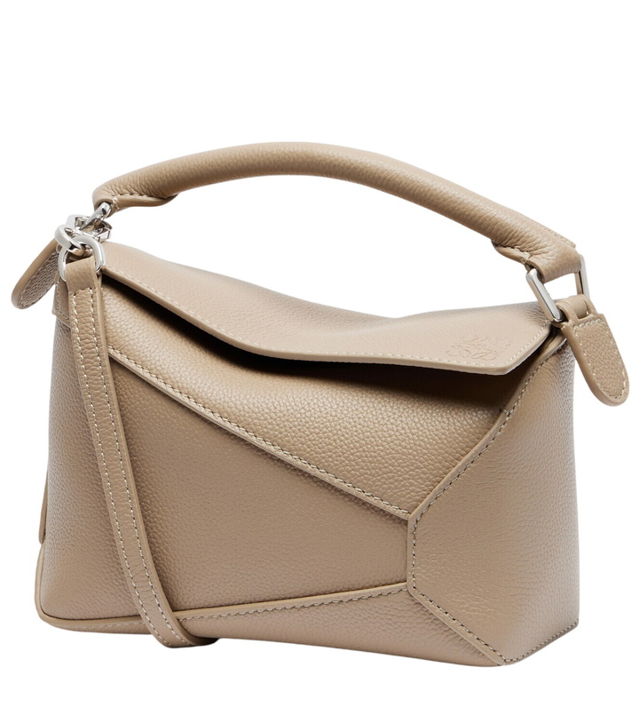 Photo: Loewe Puzzle Edge Mini leather top-handle bag