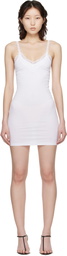 VETEMENTS White Lace Tank Minidress