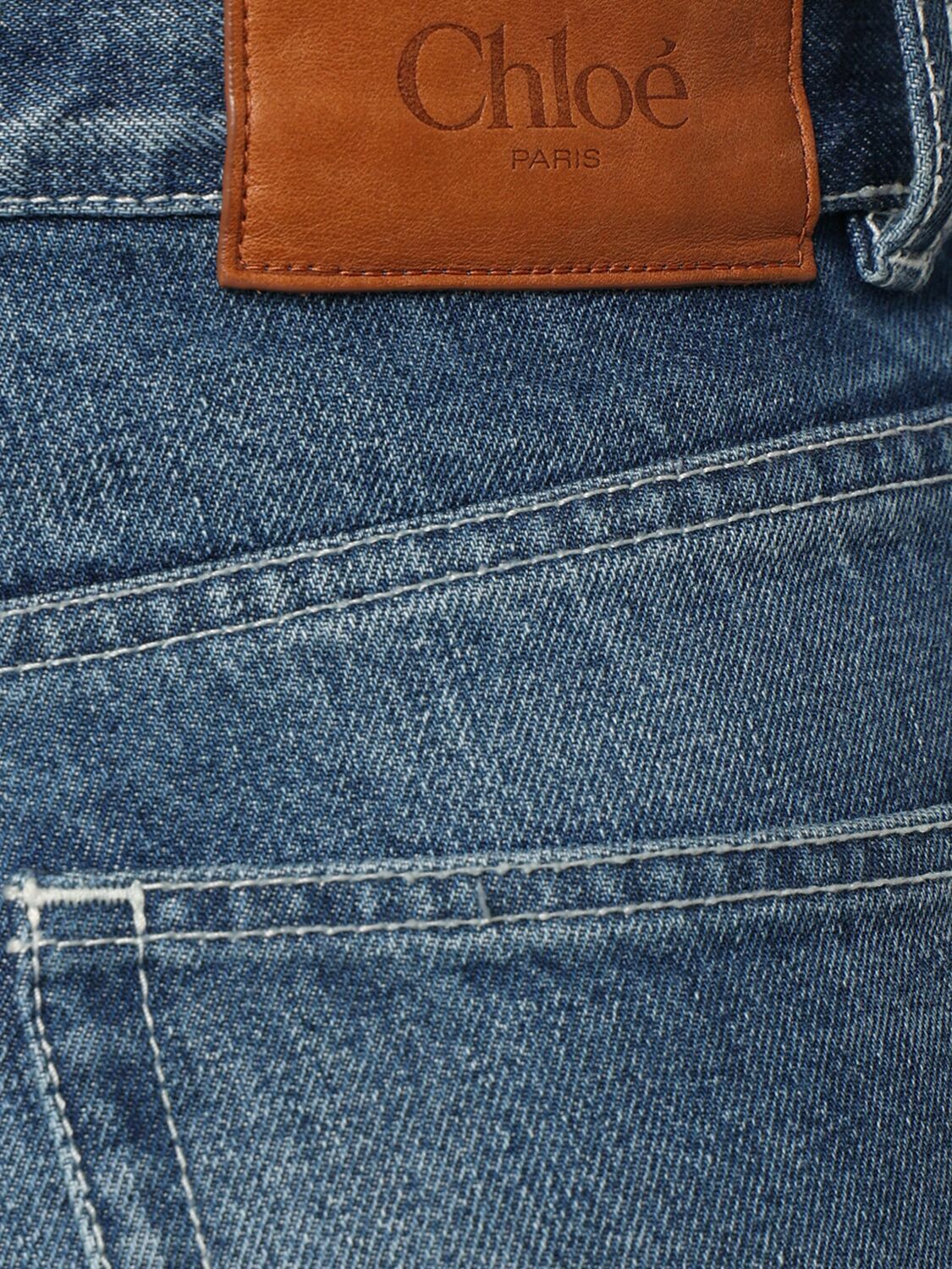 デニム・ジーパン CHLOE SERPENTE' JEANS Chloé High Rise Bootcut Jeans In Denim | Chloé US