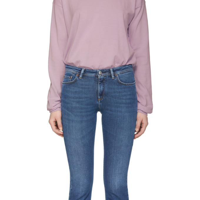 Acne Studios Bla Konst Blue Climb Jeans