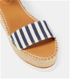See By Chloé Glyn striped espadrille wedges