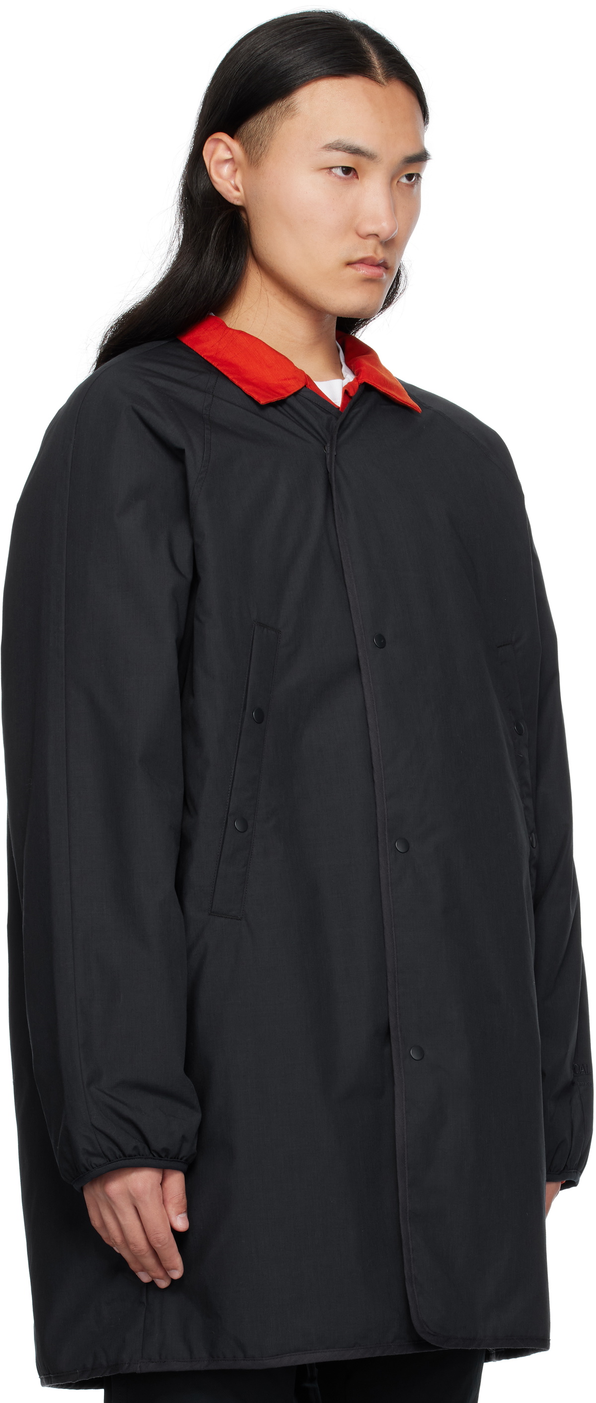 nanamica Navy Reversible Down Coat Nanamica