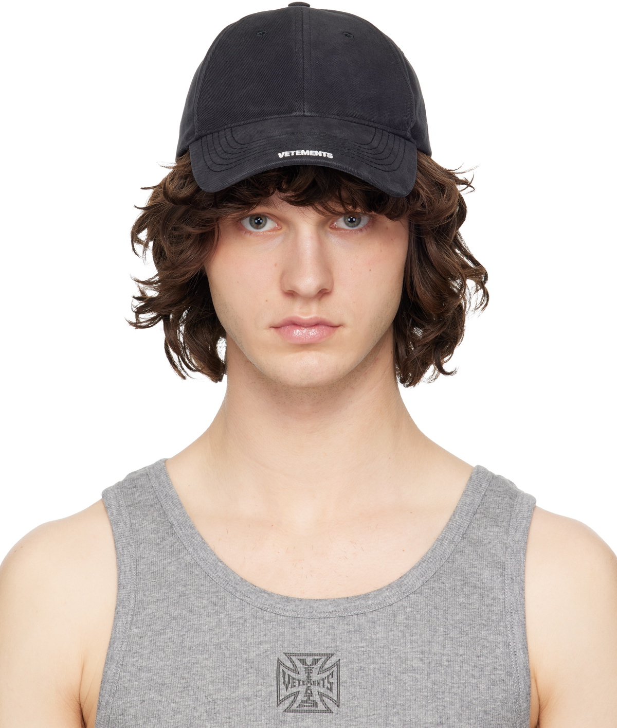VETEMENTS Black Nano Logo Cap Vetements