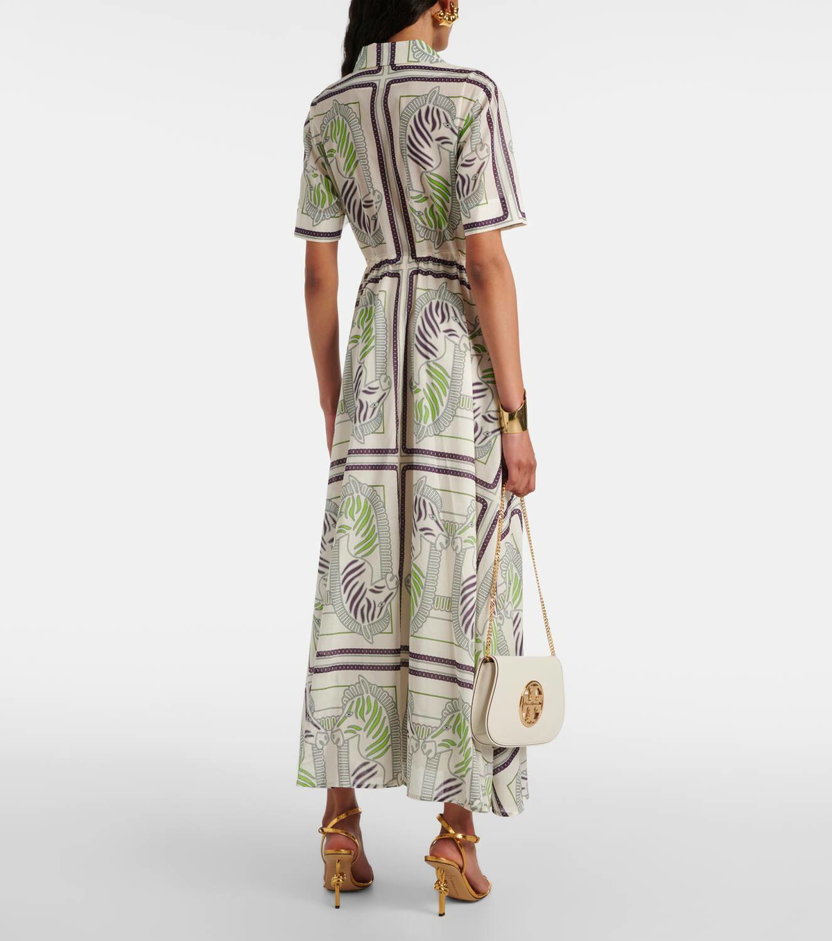 Tory Burch Printed cotton shirt dress Tory Burch