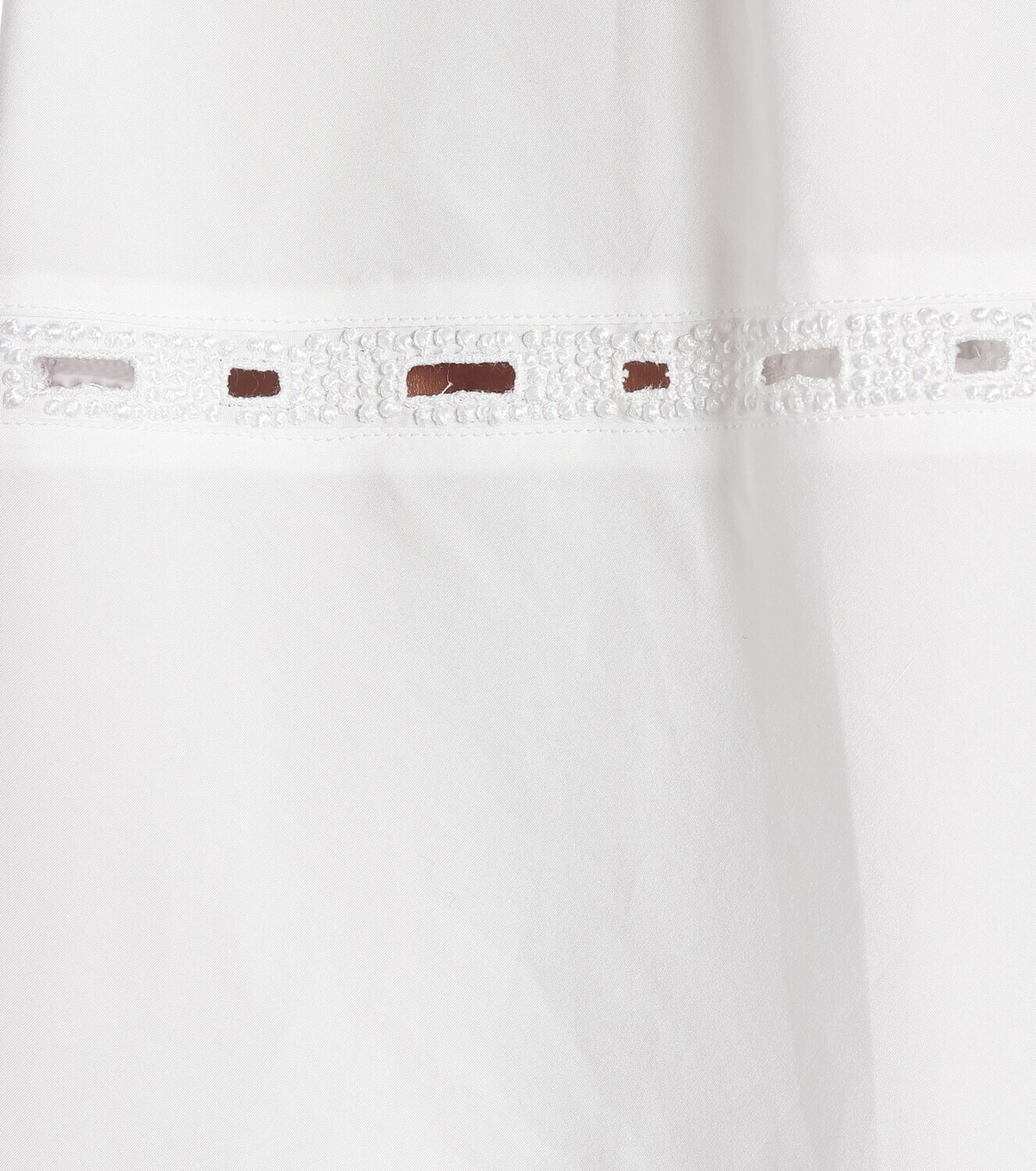 Alaïa Puff-sleeve cotton-poplin shirt