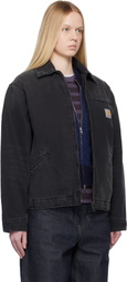 Carhartt Work In Progress Black OG Detroit Denim Jacket