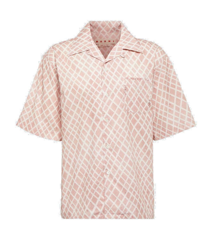 Photo: Marni Printed cotton bowling shirt