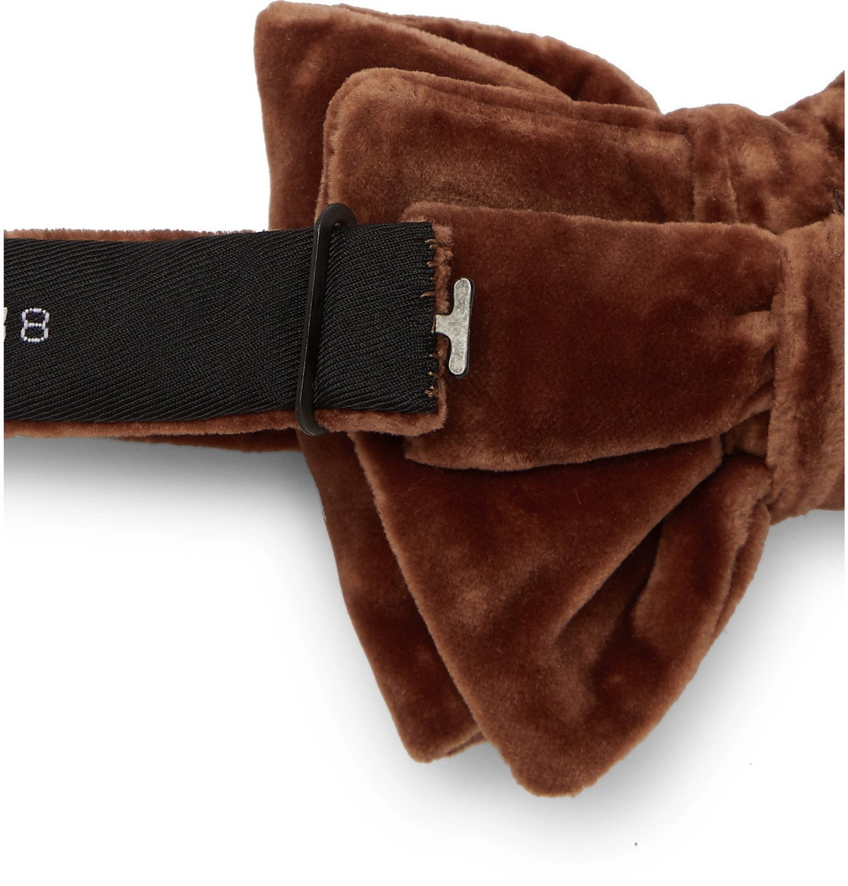 TOM FORD - Pre-Tied Cotton-Velvet Bow Tie - Brown TOM FORD