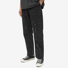 Uniform Bridge Men's Painted Cotton Fatigue Pant in Black