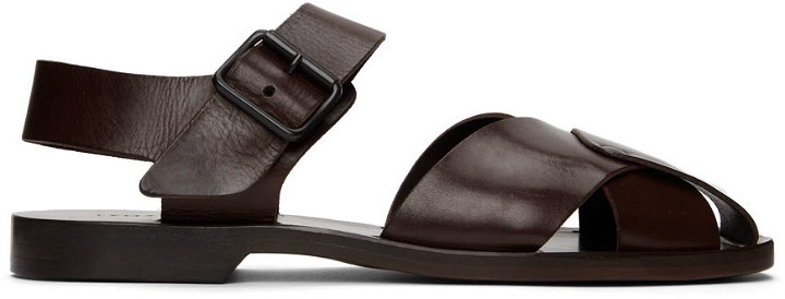 Photo: Lemaire Brown Strap Sandals