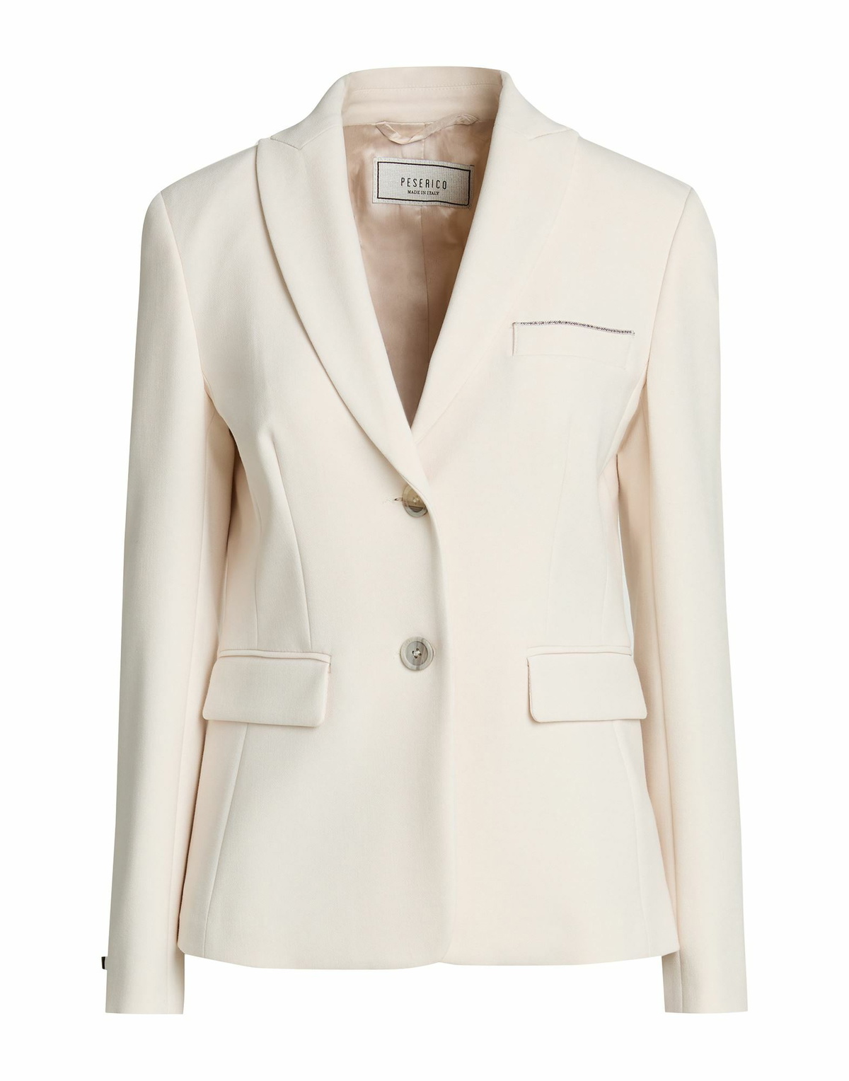 Peserico Womens Blazer Cream