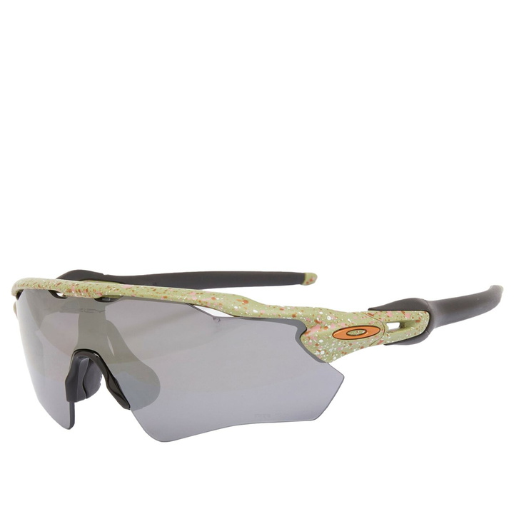 Photo: Oakley Radar EV Path Sunglasses in Matte Fern Terrazzo/Prizm Black Polarized 