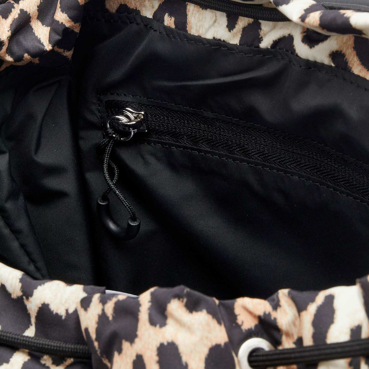 GANNI Women's Recycled Tech Backpack in Leopard GANNI