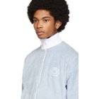 Casablanca Blue and White After Sports Track Jacket