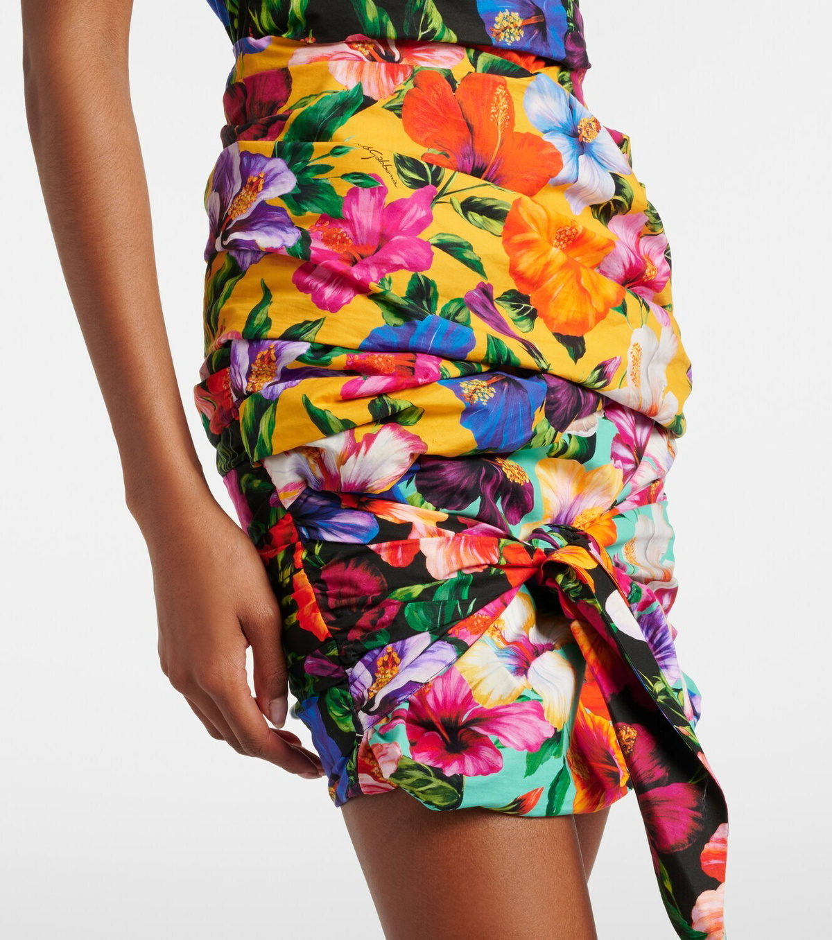 Dolce&Gabbana Floral cotton minidress