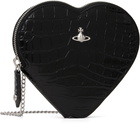 Vivienne Westwood Black Heart Crossbody Bag