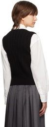 Dunst Black Buttoned Vest