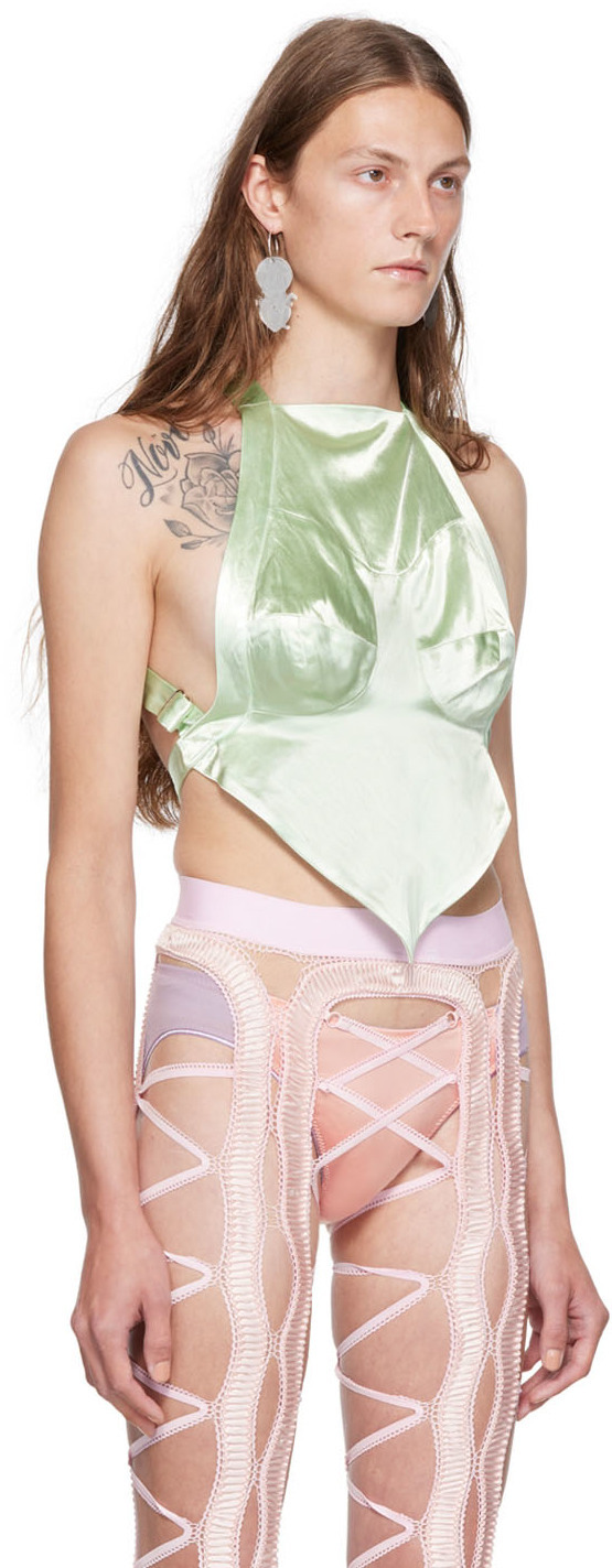 Sinéad O’Dwyer Green Viscose Camisole