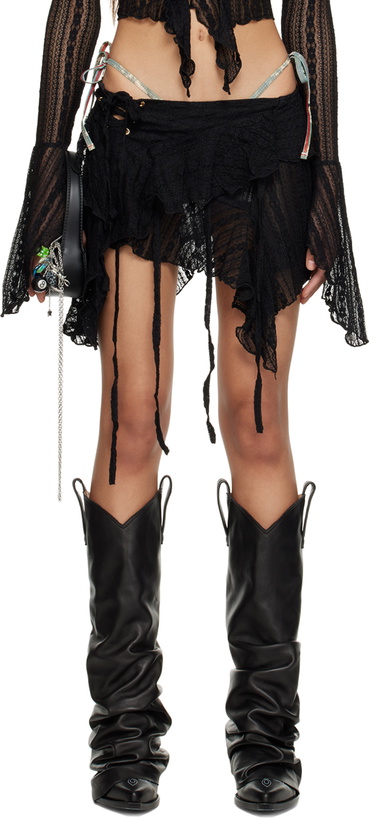 Photo: Raga Malak Black Zida Miniskirt