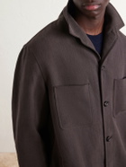 Loro Piana - Evandro Herringbone Linen Overshirt - Brown