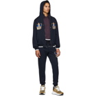 Dolce and Gabbana Navy Double Crown Hoodie