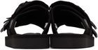 Suicoke Black HOTO-CAB Sandals