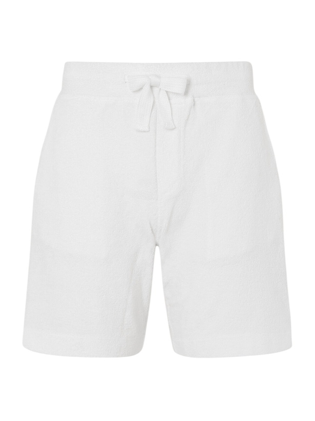 Photo: Orlebar Brown - Trevone Straight-Leg Cotton-Terry Shorts - Neutrals
