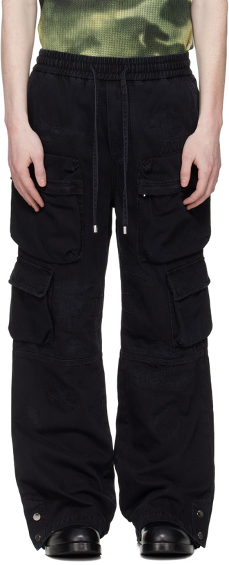 Photo: AMIRI Black Cargo Jeans