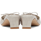 BY FAR White Babybow Heels