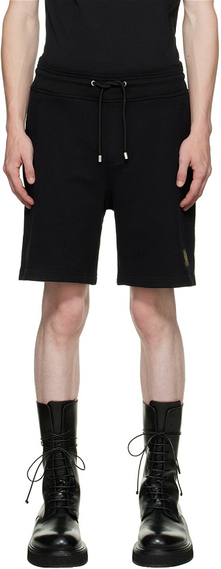 Photo: Belstaff Black Patch Sweat Shorts