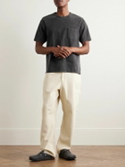 Corridor - Garment-Dyed Cotton-Jersey T-Shirt - Black