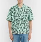 Aries - Printed Cotton-Voile Shirt - Men - Green