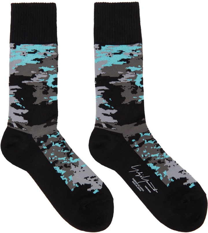 Photo: Yohji Yamamoto Black Camouflage Socks