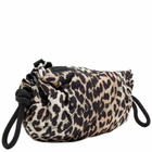 GANNI Women's Recycled Tech Small Duffle Bag in Leopard