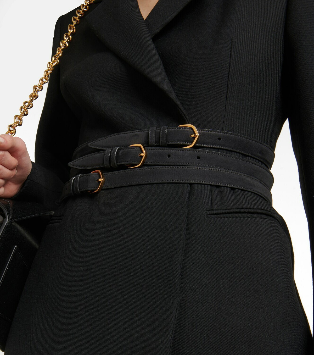 【ALAIA】 Multi slim leather belt Alaïa Multi slim leather belt ALAÏA