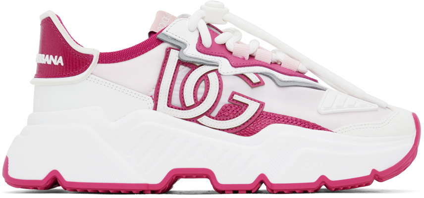 dolce and gabbana daymaster sneakers pink