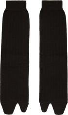 Maison Margiela Brown Bootleg Tabi Socks