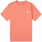 ADER Error Men's Distort Logo T-Shirt in Salmon