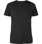 Under Armour - UA Rush Mesh-Panelled Cellient Stretch Tech-Jersey T-Shirt - Black