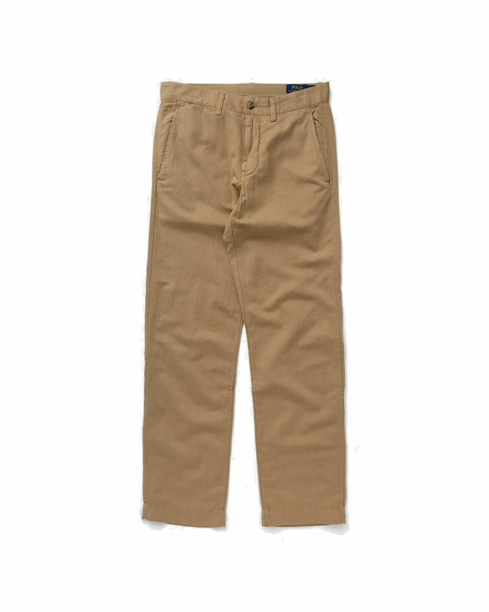 Photo: Polo Ralph Lauren Flat Front Brown - Mens - Casual Pants