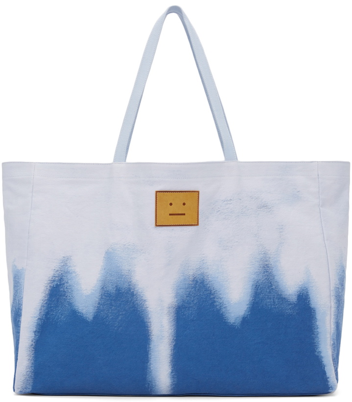 Photo: Acne Studios Blue Bleached Tote Bag