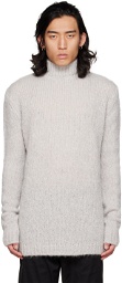 Rick Owens Gray Oversized Sweater
