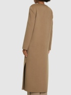 LOULOU STUDIO Martil Round Neck Long Coat