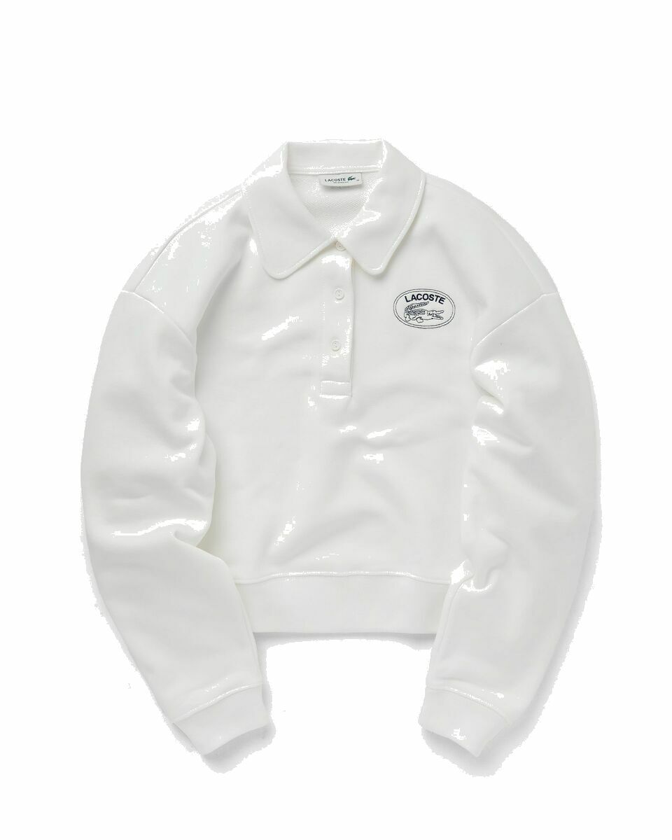 Photo: Lacoste Sweatshirts White - Womens - Half Zips
