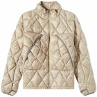 ROA Men's Light Down Jacket in Oatmeal