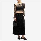 House Of Sunny Women's Sun Dial Knitted Top in Onyx