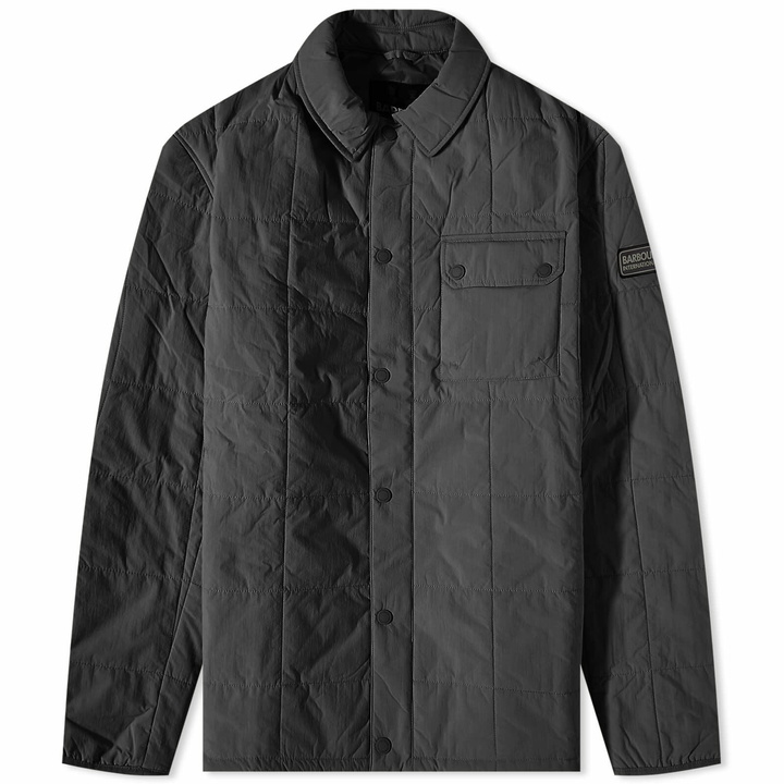 Photo: Barbour Men's International Touring Quilt Jacket in Black