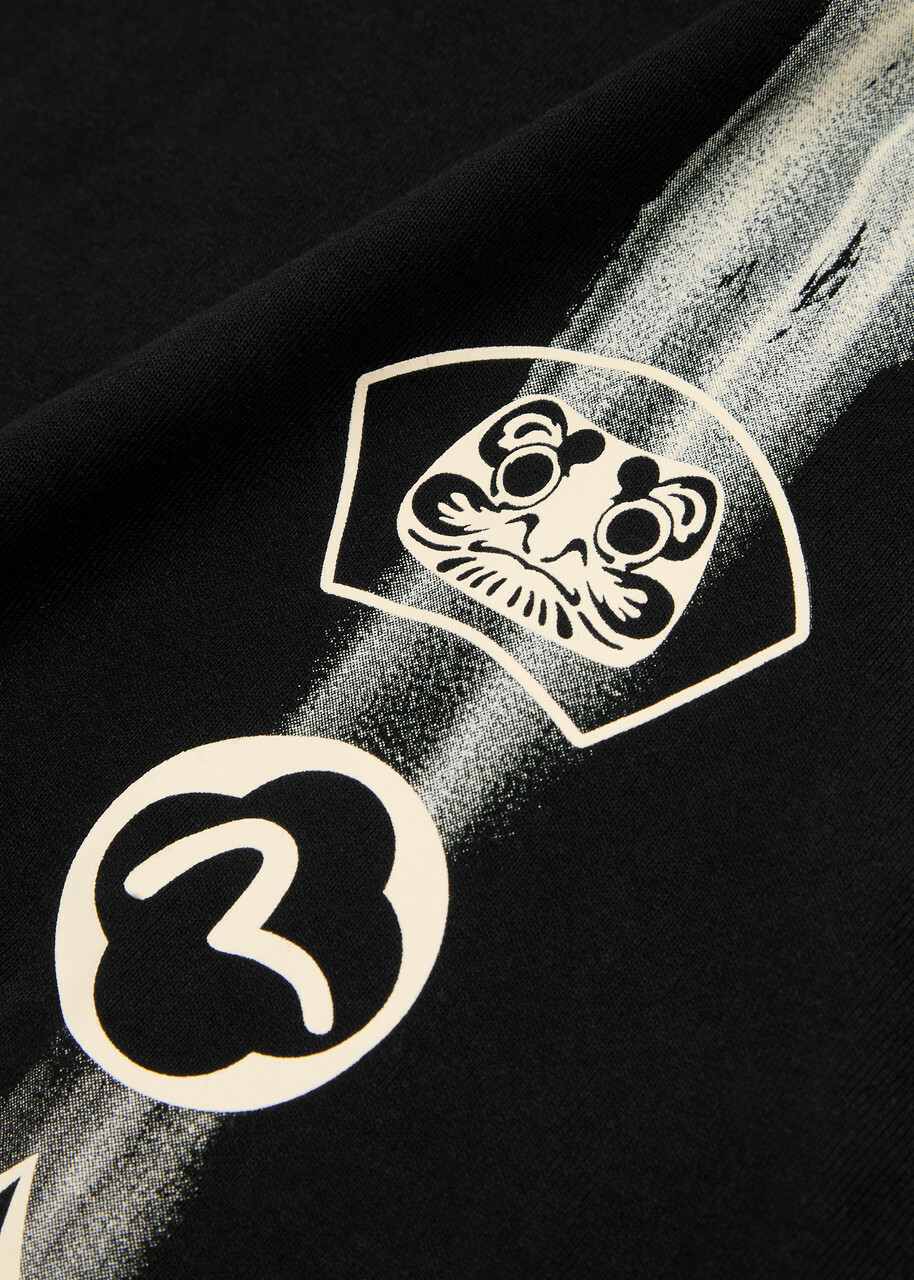 evisu Tシャツ ニット 希少 EVISU Ht, Seagull Brocade Applique Men's Long Sleeve T-Shirt White